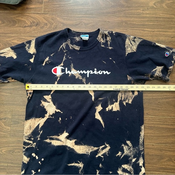 Vintage Champion Black and Tan Short Sleeve Tee - Picture 3 of 6